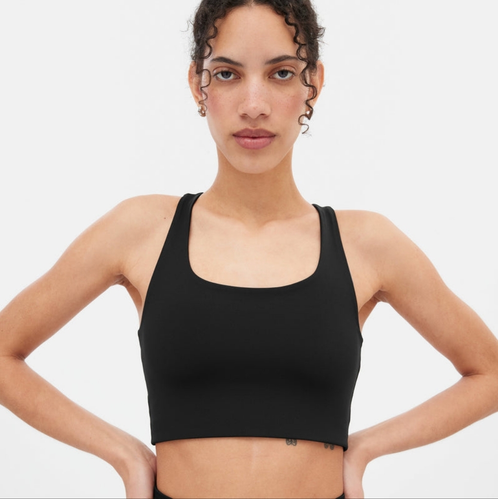 Girlfriend Collective Paloma Racerback Bra (black)
